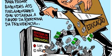 Latuff: Bolsonaro ataca Educação para pagar deputados