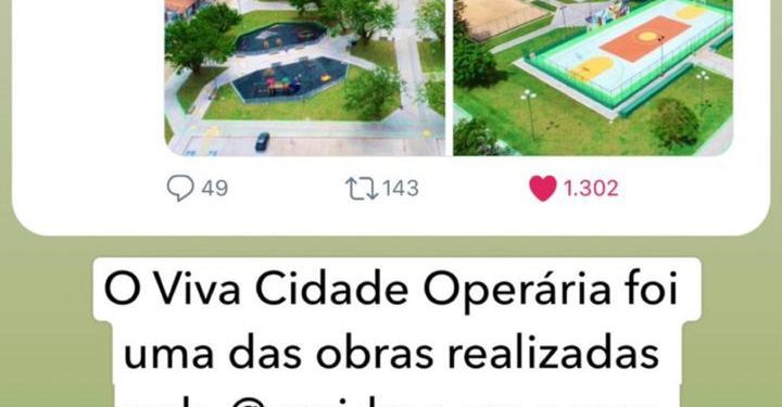 Obra da gestão Rubens Jr na Secid é concluída na Cidade Operária