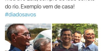 Lado certo: Rubens, seu avô Lula, Dino e Jackson