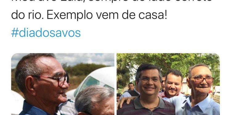 Lado certo: Rubens, seu avô Lula, Dino e Jackson