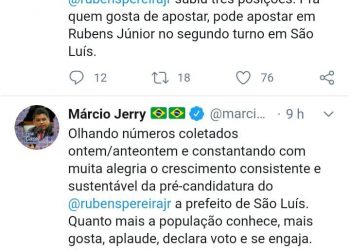 Márcio Jerry vê crescer possibilidade de Rubens Júnior no 2º turno em São Luís
