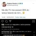 “Me dão 1%, mas passam 99% do tempo falando de mim”, diz Rubens ao rebater críticas de opositores