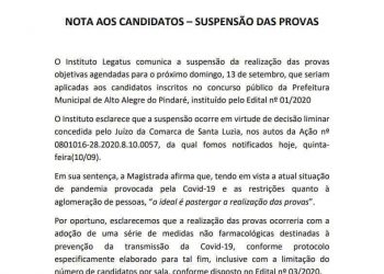 Oposição de Alto Alegre do Pindaré pode está por trás do adiamento do concurso público