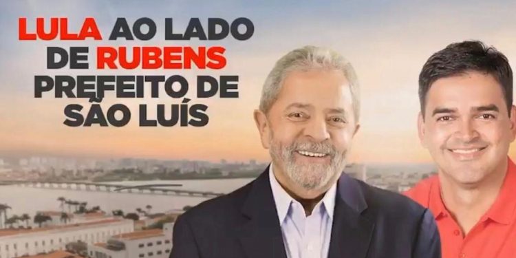 Lula declara apoio a Rubens: ´vai governar como eu e Flávio Dino´