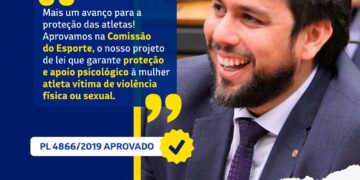 Aprovada: PL 4866/2019 garante proteção e apoio psicológico as atletas vítimas de violência física ou sexual.