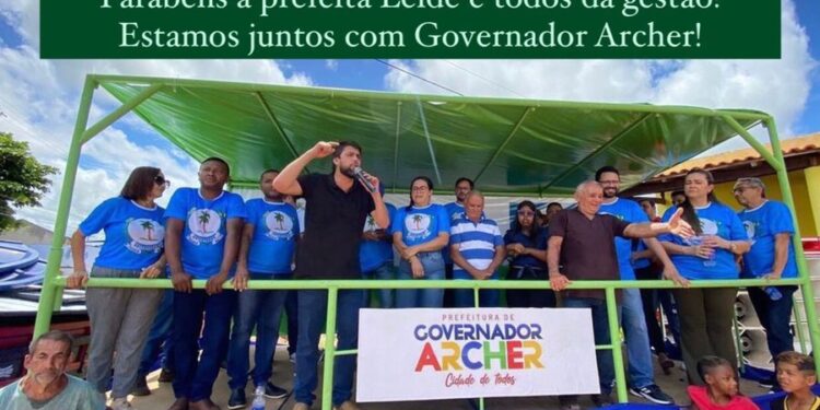 Pedro Lucas participa de inaugurações em Governador Archer