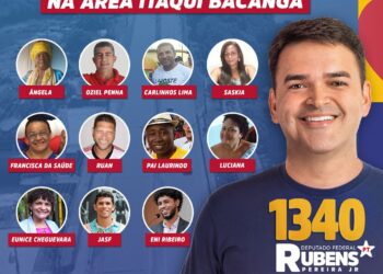 Rubens em plenária no Parque do Buriti, área Itaqui Bacanga.