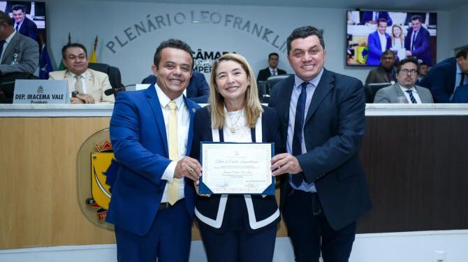 Iracema Vale é homenageada com Título de Cidadã Imperatrizense