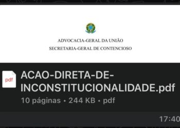 Após manifestação da Assembleia, AGU propõe arquivamento de ação movida pela PGR no caso TCE