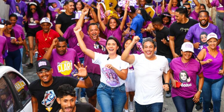 Em reta final de campanha, Clara mostra força com grande adesão da população à sua candidatura