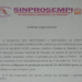 Sinprosempi acaba de confirmar a catástrofe que está sendo a gestão de Luciano Genésio e seus aliados em Pinheiro