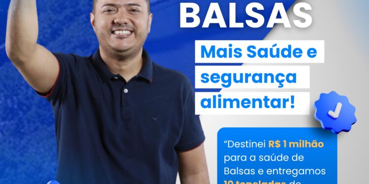 Deputado Pará Figueiredo destina R$ 1 milhão para fortalecer a saúde em Balsas