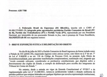 PCdoB é desautorizado por Federação a atuar como amicus curiae em ação sobre vaga do TCE-MA