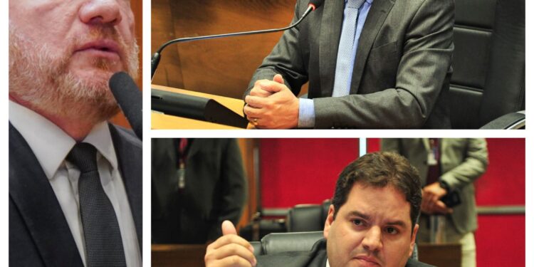 Cláudio Cunha e João Batista Segundo expõem incoerência de Othelino Neto no plenário da Assembleia