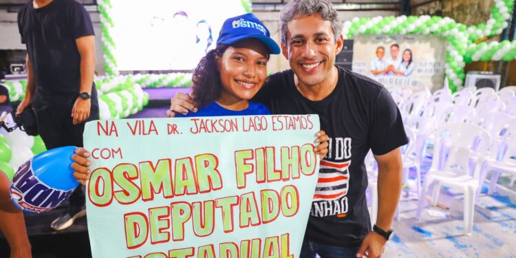 Osmar Filho e Clara Gomes comandam grande ato em apoio à pré-candidatura de Orleans Brandão em São Luís